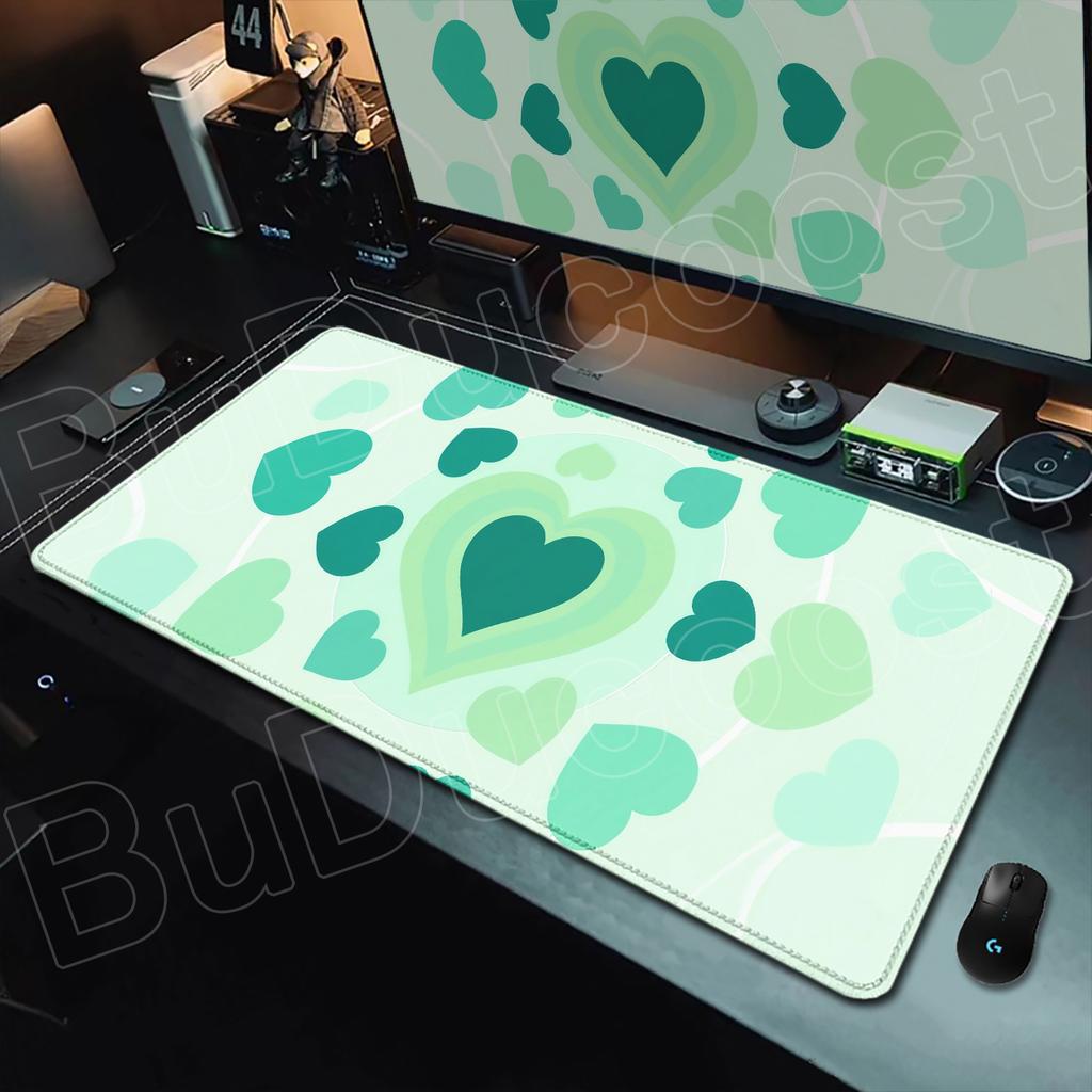 HD Printing Coffee Love Mouse Pad Gamer Keyboard Pad Rubber Gaming Expansion Mousepad Non-Slip Desk Mat Cute Pattern Girl Carpet