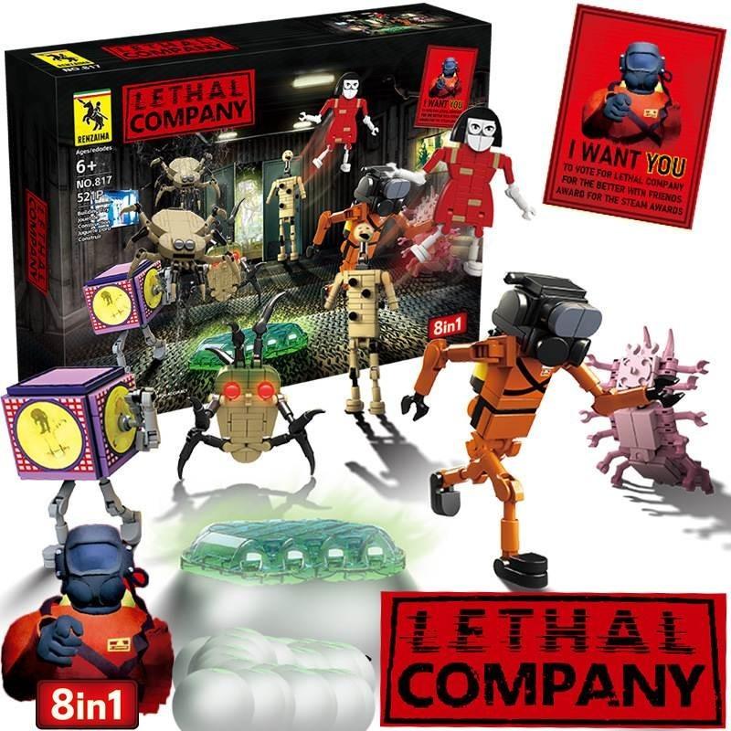 Lethal Company Building Blocks Full Set Of 400-800 Pieces Abs Plastic Material