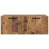 Wall Mounted TV Cabinet Reclaimed Wood Look 78.5 x 41 x 30 cm