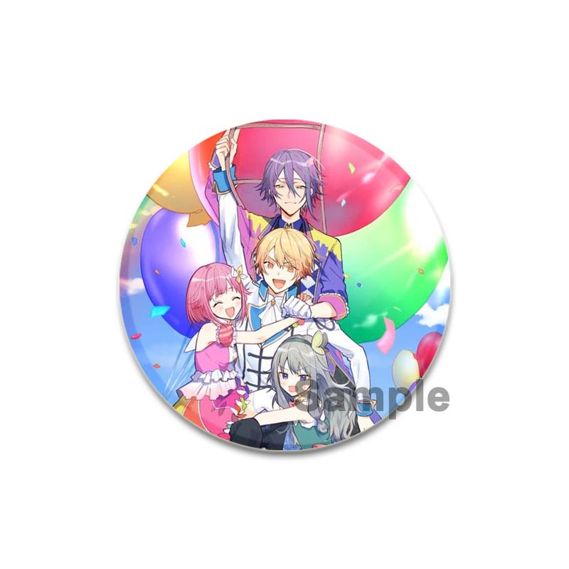 32/44/58mm Project Sekai Wonderlands X Showtime Pin Handmade Brooch for Clothes Cartoon Cosplay Badge Backpack Decoration Jewelry Gift