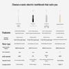 LAIFEN i2 Aluminum Alloy Electric Toothbrush CN plug (adapter included)