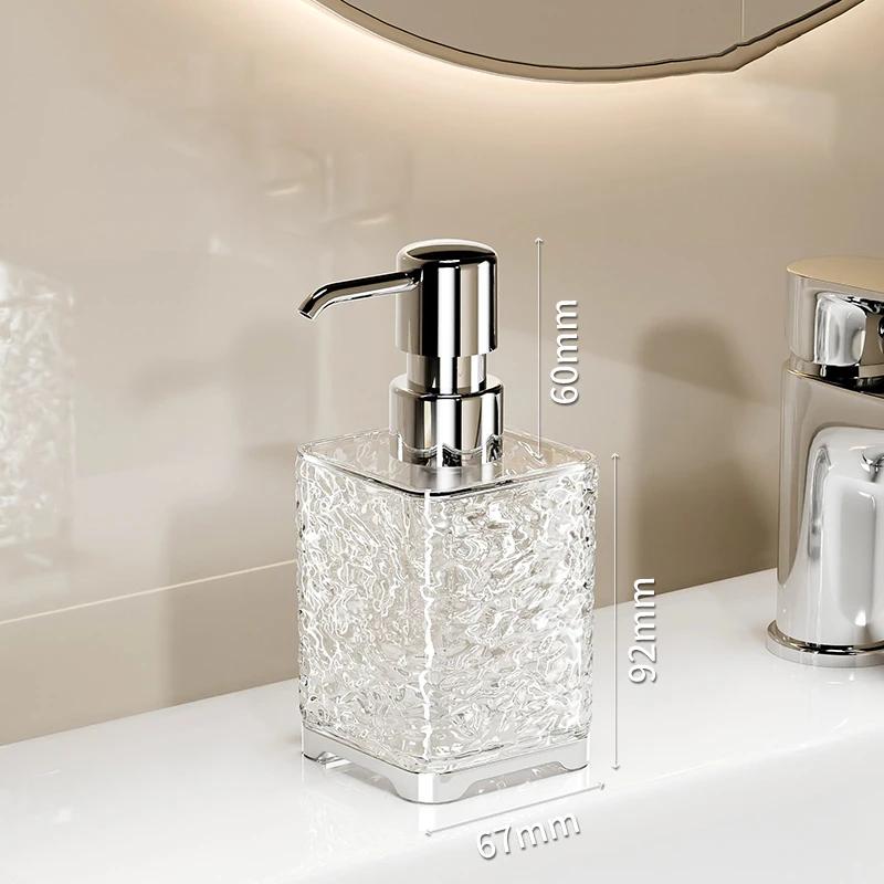 Glacier Texture Soap Bottle Creative Home Decor Shower Gel Bottles Shampoo Dispenser Bottle Kitchen Bathroom Accessories