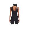 NikeSKIMS Matte Double-Strap Scoop Tank Top Obsidian/Obsidian Women Tops Black TPTNK10540W-OBD