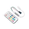 Bluetooth RGB LED Strip Controller, 24-Key Remote, Dream Color, Lotus Lamp, 5V/12V/24V, Seven-Color Dimmer