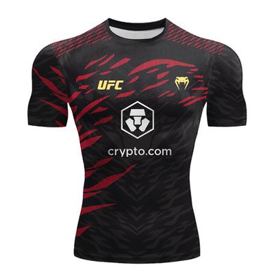 Nowy letni bestseller koszulek dla fanów walk UFC w dużych rozmiarach koszulki bokserskie sporty ekstremalne dla mężczyzn szybkoschnące topy