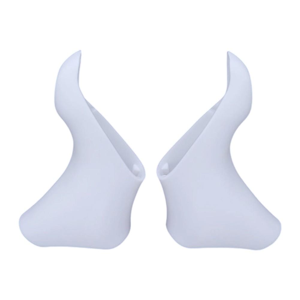 Comfortable Soft Texture Bicycle Gear Shift Covers Bike Brake Lever Hoods White