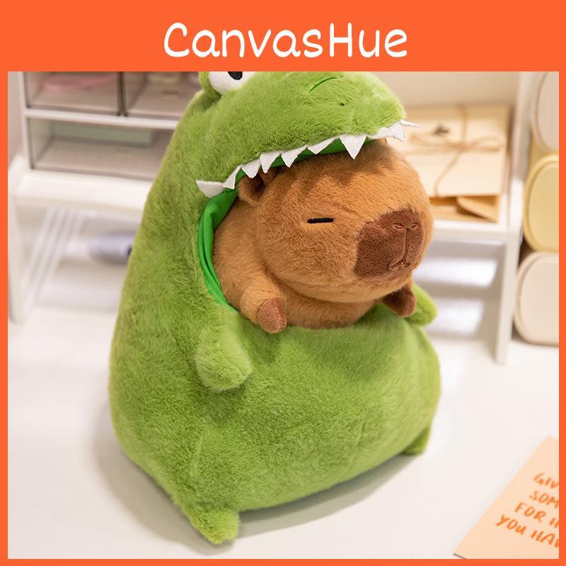 Cartoon Turn Crocodile Capybara Plush Toy Cute Girl Child Detachable Gift Doll