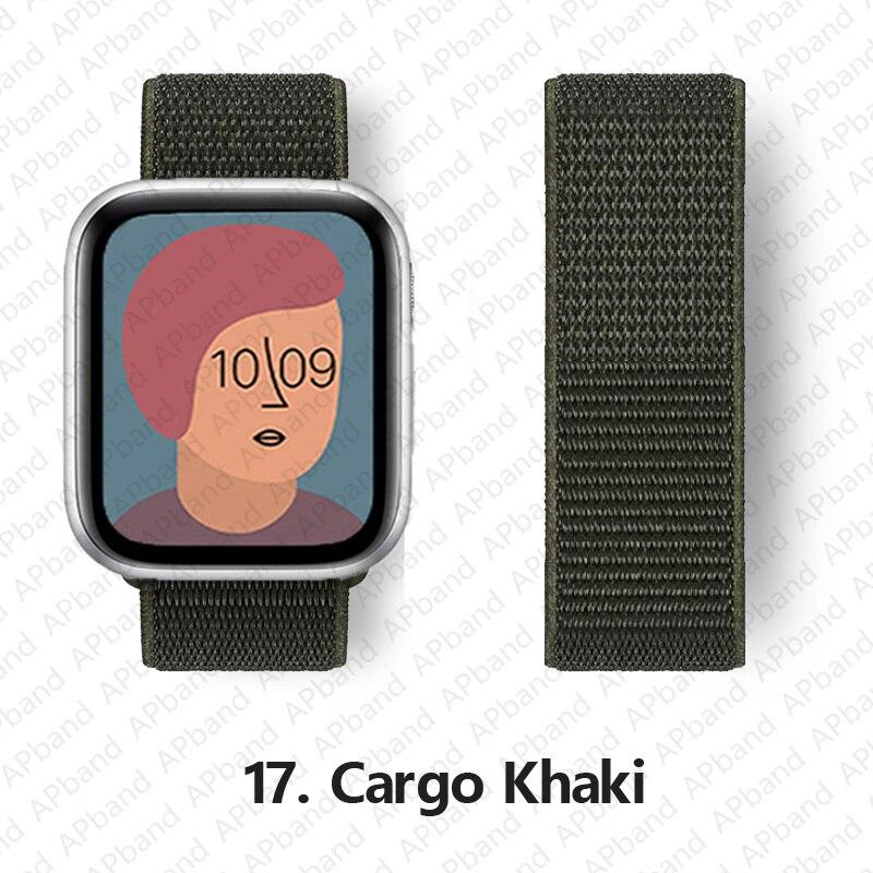 Nylon Band Voor Apple horlogeband 44mm 40mm 42mm 38mm 41mm 45mm 41 45 smartwatch polsband riem lus armband iWatch 3 4 5 se 6 7