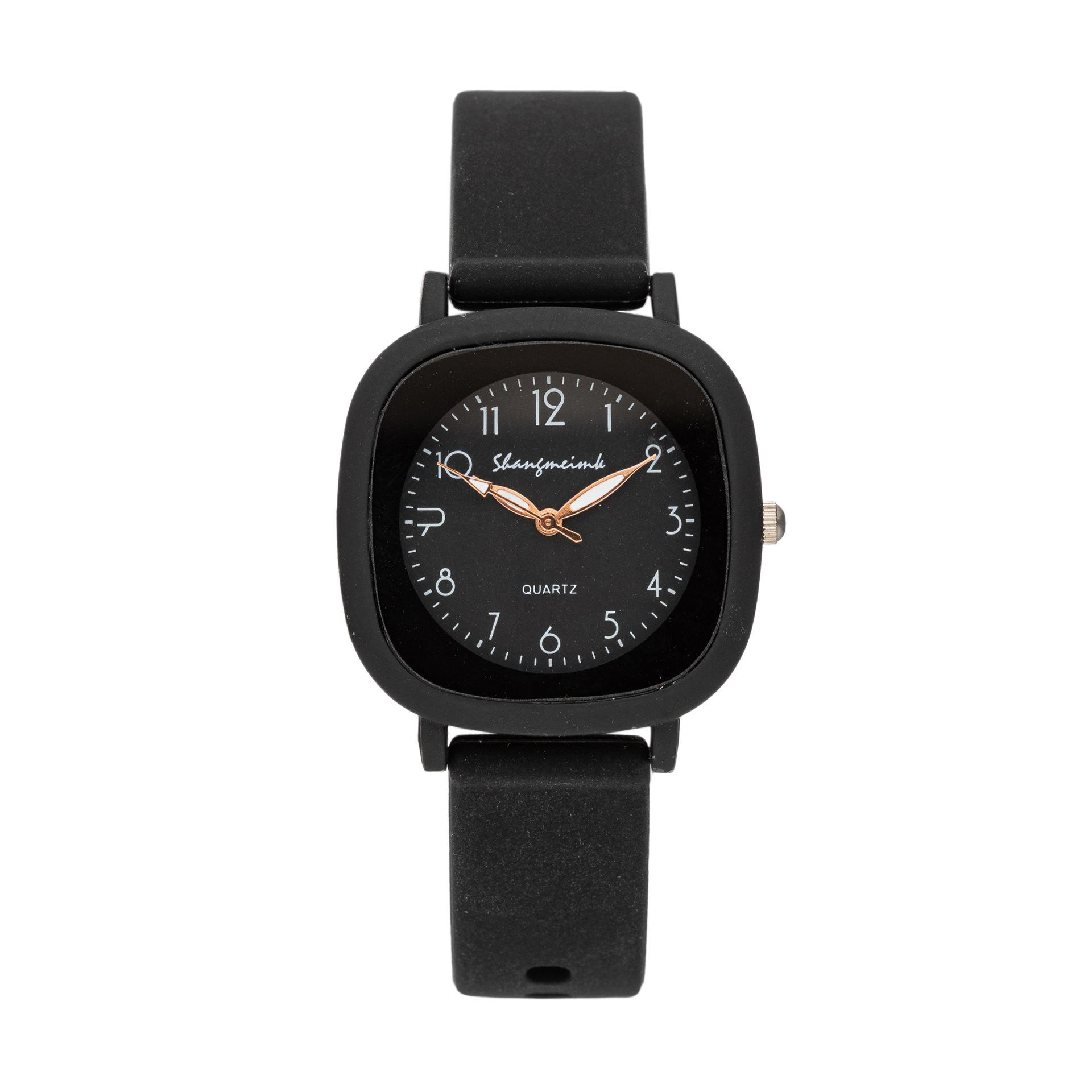 

Оригінальний дизайн Квадратні жіночі кварцові годинники Модні студентські годинники Милі дівчачі годинники Найкращі подарунки для жінок чорний