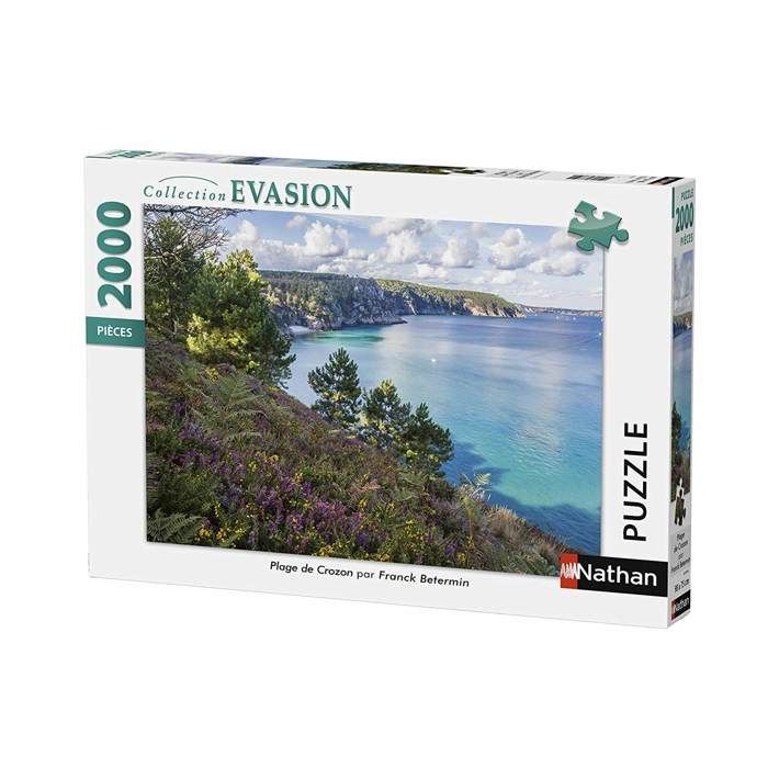 Puzzle 2000 Pièces - Plage De Crozon - Ravensburger - Adulte - Multicolore - 12 Ans