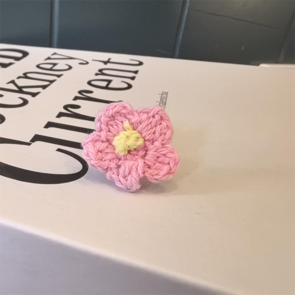 Hand Woven Flower Shoe Laces Charms for Sneakers Girl Pearl Crystal Bow Shoe Charm DIY Colorful Love Buckle Shoes Decorations