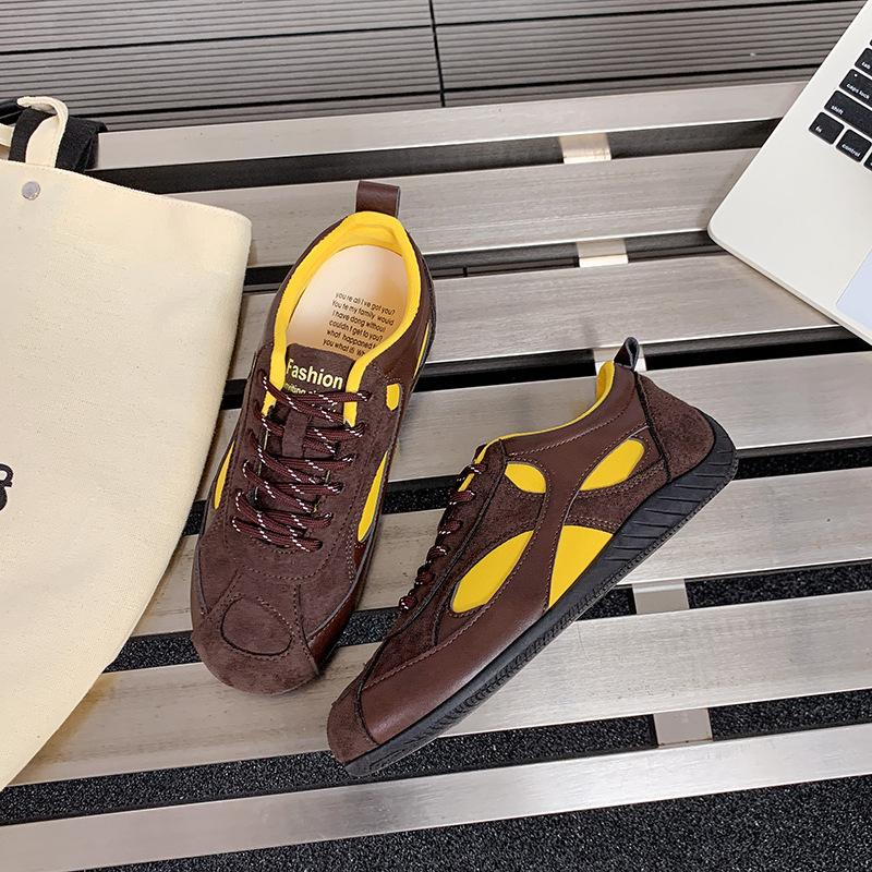 [Fanfna] Retro German Training Shoes Women's 2025 Autumn New Super Fire Versatile Forrest Gump Sports and Leisure Board Shoes Women's Shoes