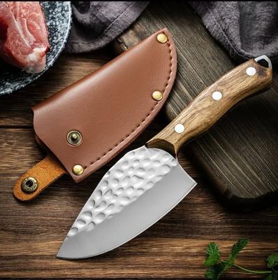 Boning Knife Forged Rosewood Handle Kitchen Knife Stainless Steel Kitchen Knife Meat Cleaver Fish Knife