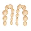 Chic Geometric Oval Metal Long Stud Earrings – Large, Versatile, and Stylish Dangle Design