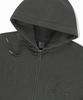 Mahagrid Big Gothic Cut Off Pigment Zip-Up Hoodie Charcoal(Mg2Fsmm491A)