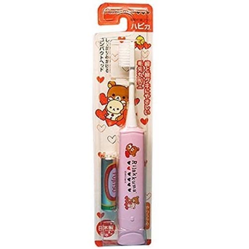 

Minimum Electric Toothbrush, Rilakkuma Hapika, Pink, Soft Bristles, DBM-5P(RK)