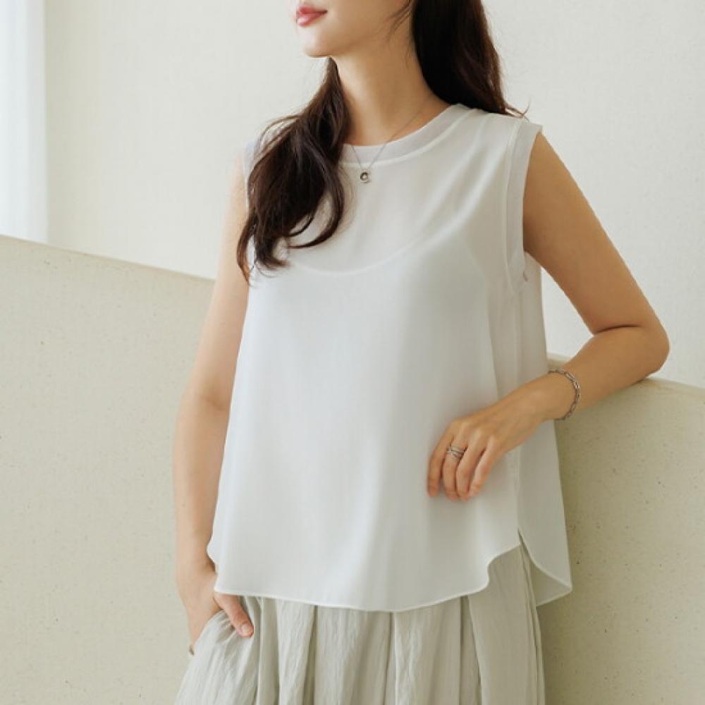 Dedra Summer Mu Button Tank Tbe3188