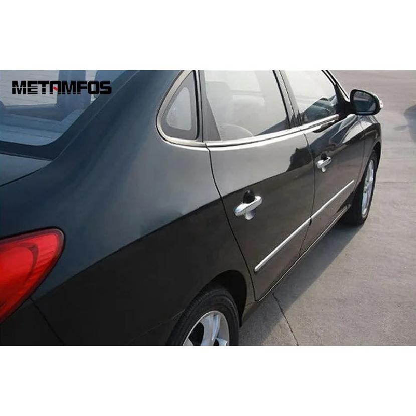 For Hyundai Elantra 2007 2008 2009 2010 Chrome Side Door Handle Cover Trim Protection Cap Exterior Accessories Car Styling