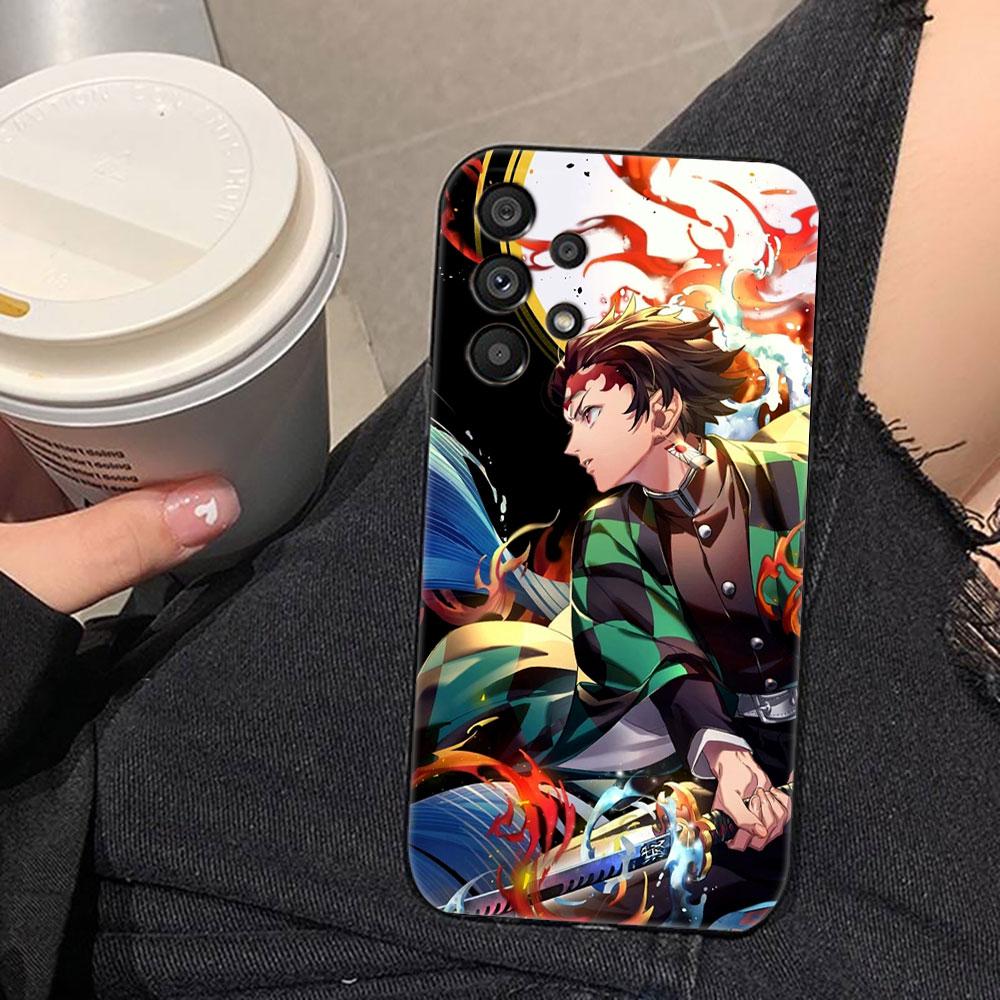 Anime Demons Slayers Tanjiro Phone Case For Samsung A73 A72 A71 A57 A56 A55 A54 A53 A52 A51 A37 A36 A32 A23 A22 A16 A15 A14 Case