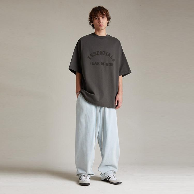 Fear of God Essentials SS24 Heavy Jersey SS Tee 'Ink' Men's 125SP242000F