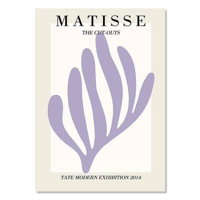 Abstract Flower Market Matisse Wall Art Canvas Posters Aesthetics Painting and Prints Pastel Colors Wall Pictures for Home Decor
