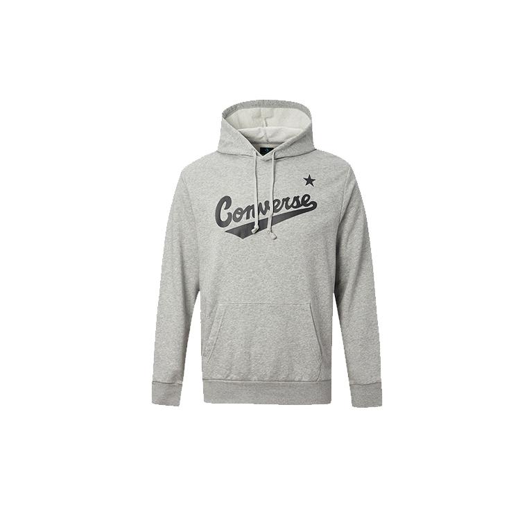 Converse Sweatshirts Men`s Gray Hooded Moderate