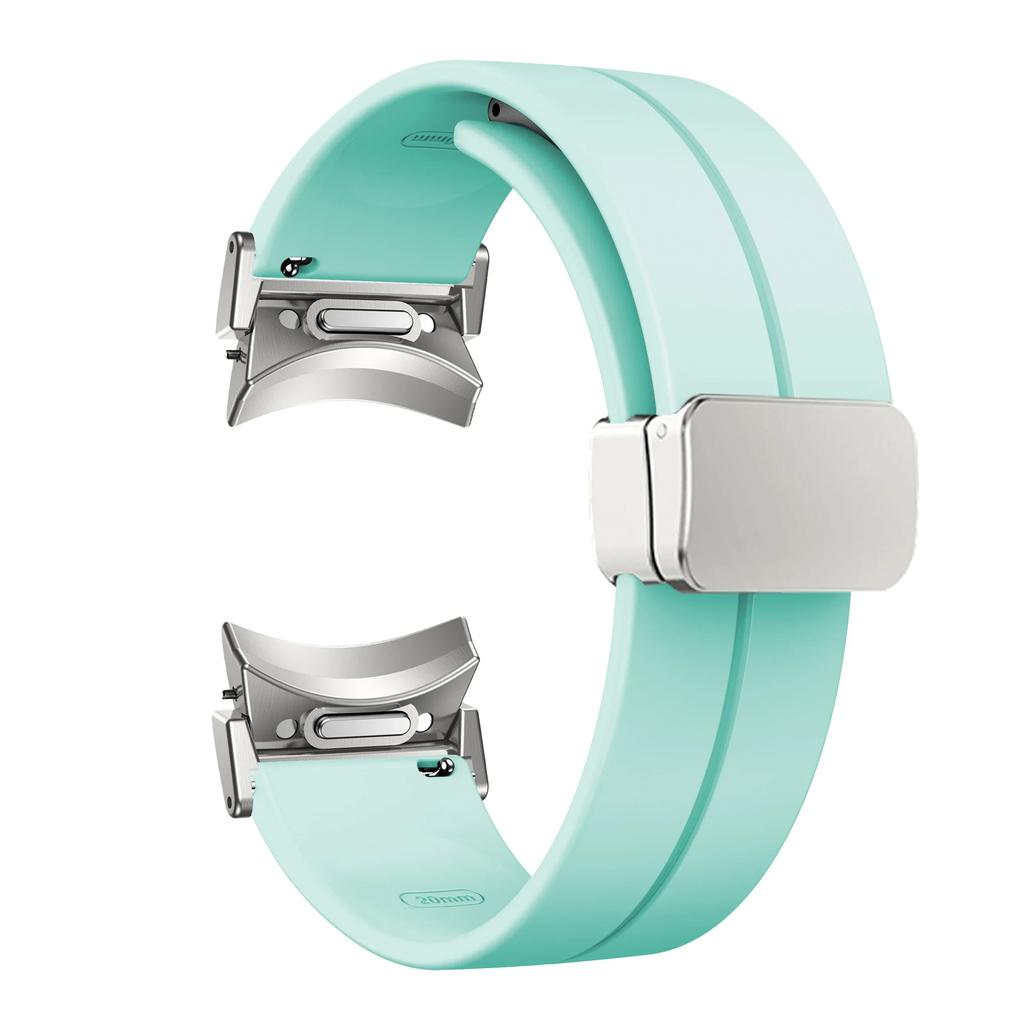 Magnetic Silicone Strap for Samsung Galaxy Watch7 6 44mm 40mm Sport Watchband 20mm Band Bracelet Galaxy Watch 6Classic 43mm 47mm