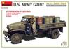 Miniart scale US Army G7107 4x4 Cargo Truck Plastic Model 1/35 1.5t (MA35380)