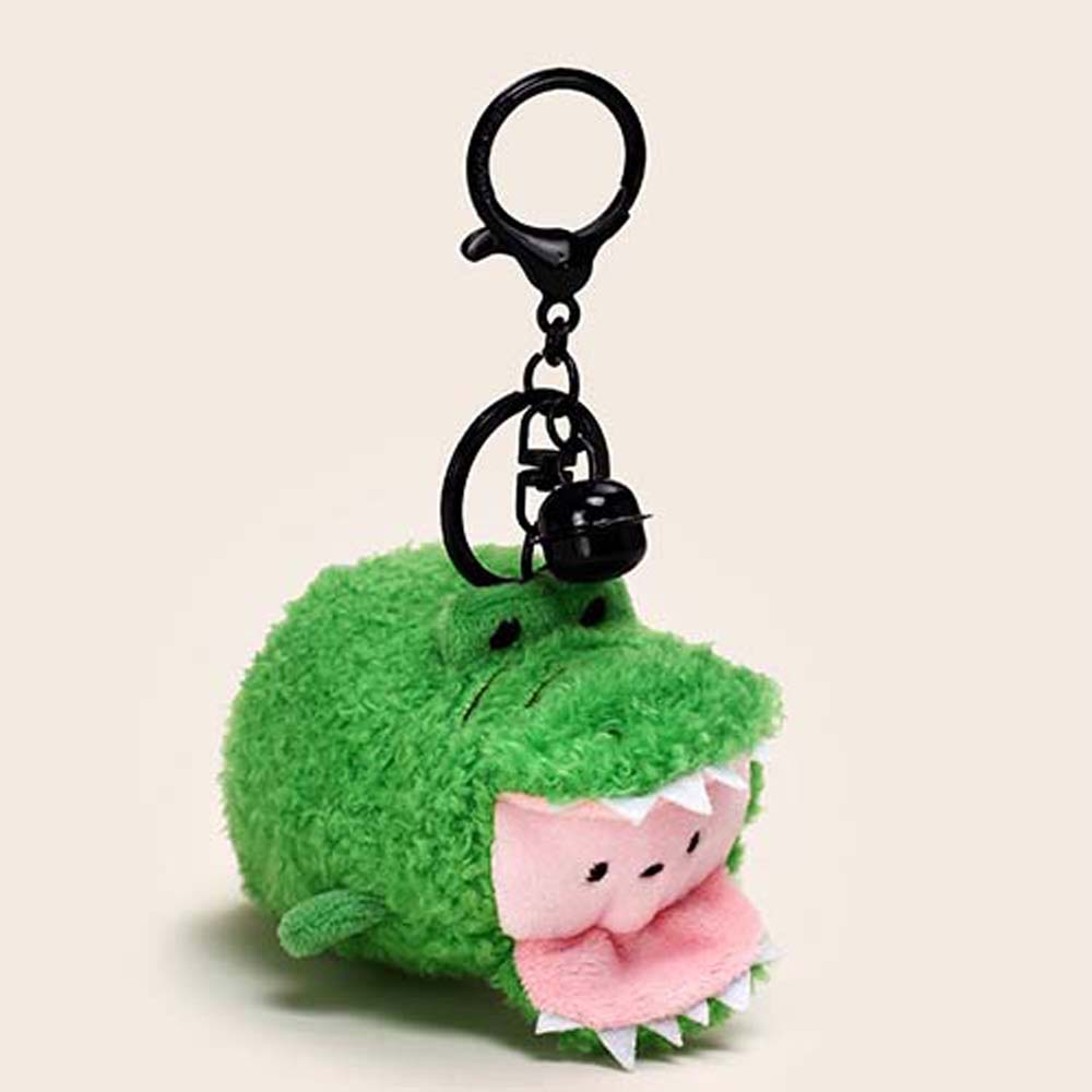 Soft Beep Crocodile Pendants Chick Plush Animal Key Ring Kawaii Friends Bag Charm Gifts