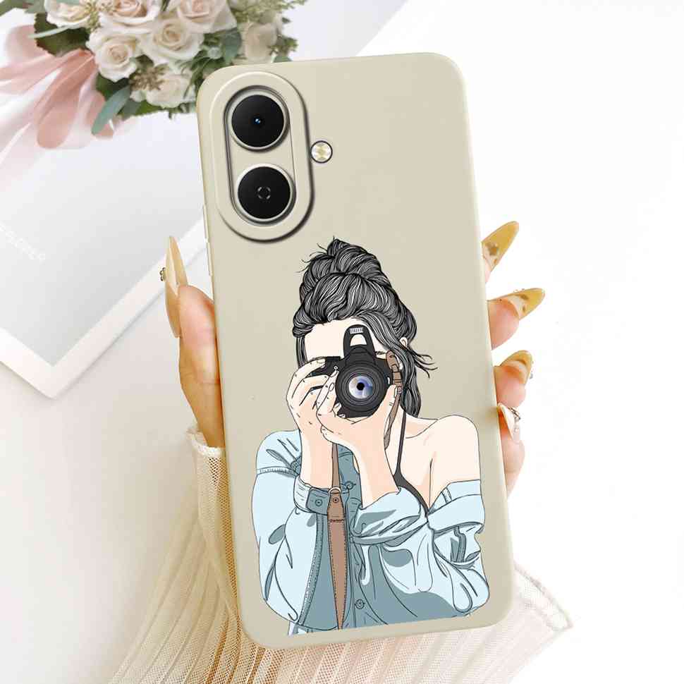 For Tecno Spark Go 2 Case Astronaut Girls Pattern Soft Cases For Tecno Spark Go2 SparkGo2 KM4 Silicon Covers Bumper