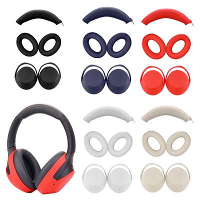 Silicone Ear Pad Case Cover/Ear Cups Cover/Headband Cover Anti-Scratch Protector Cover for Sony WH-1000XM4 WH-1000XM3 Headphones