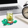 Yousheng Crushed Sea Turtle Coaster Funny Plastic Coaster for Home Office Parties Novelty Drink Coasters Gift for Beach Lovers
