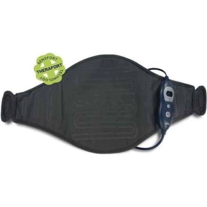 Coussin chauffant pour lombaires Helsinki - SOLAC - 6 niveaux de température - Arrêt auto après 120min