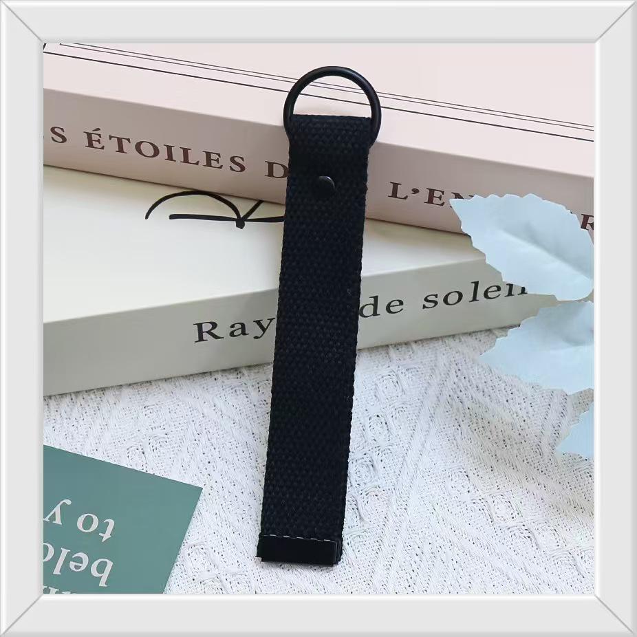 Colorful Korean Embroidered Polyester Lanyard Keychain