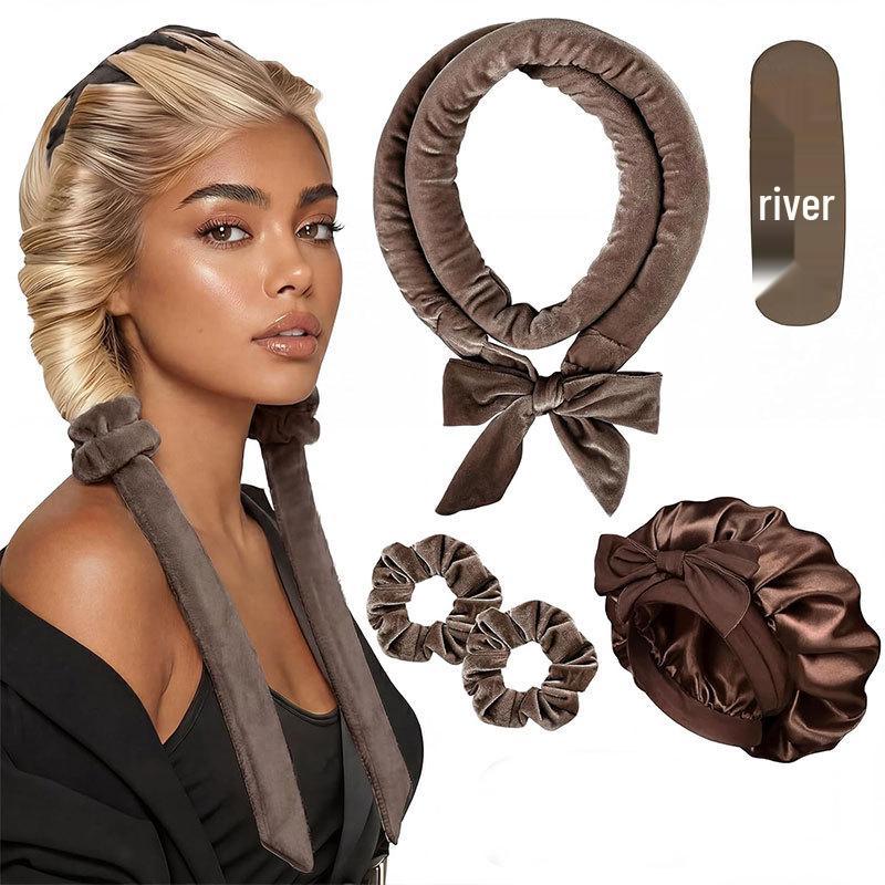No-Heat Sleep-In Curling Rod for Effortless Waves