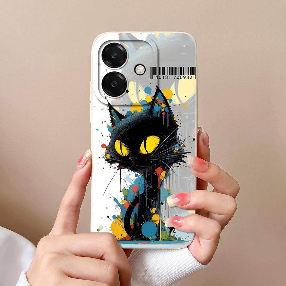 Per Oppo A3 Pro A3X A40 A80 Custodia per Telefono Creativa Protezione Completa Cover Posteriore Per Oppo A 3 OppoA3 4G 5G Morbido Silicone Liquido Fundas