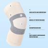 1Pair Summer Thin Knee Pads Socks Men Women Silk Knee Sleeve Cold Knee Sleeve For Fitness Running Cycling Arthritis Pain Relief