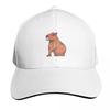 Cute Capybara Animal Baseball Cap Hat Unisex Cute Bobble Hat Hat Luxury Brand Womens Hats  Unisexs