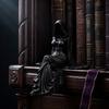 Resin Goddess Statue for Desk 3D Printed Reaper Figurine Ornaments, Dark Style Sculpture, Unique Aesthetic Decor Gothic Faceless Desktop Bookshelf