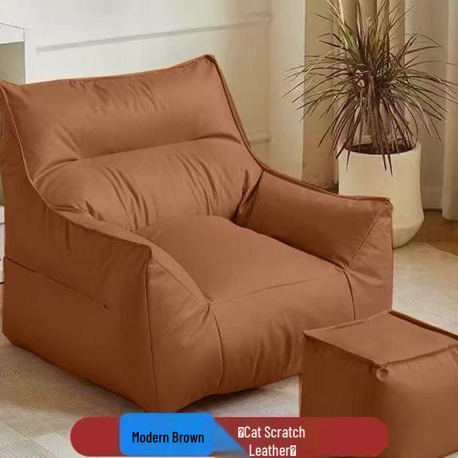 Comfortable Lazy Sofa: Convertible Single Bean Bag for Living Room or Balcony