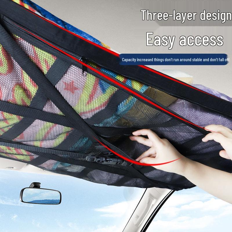 Extra Large Car Roof Storage Net Organizer
