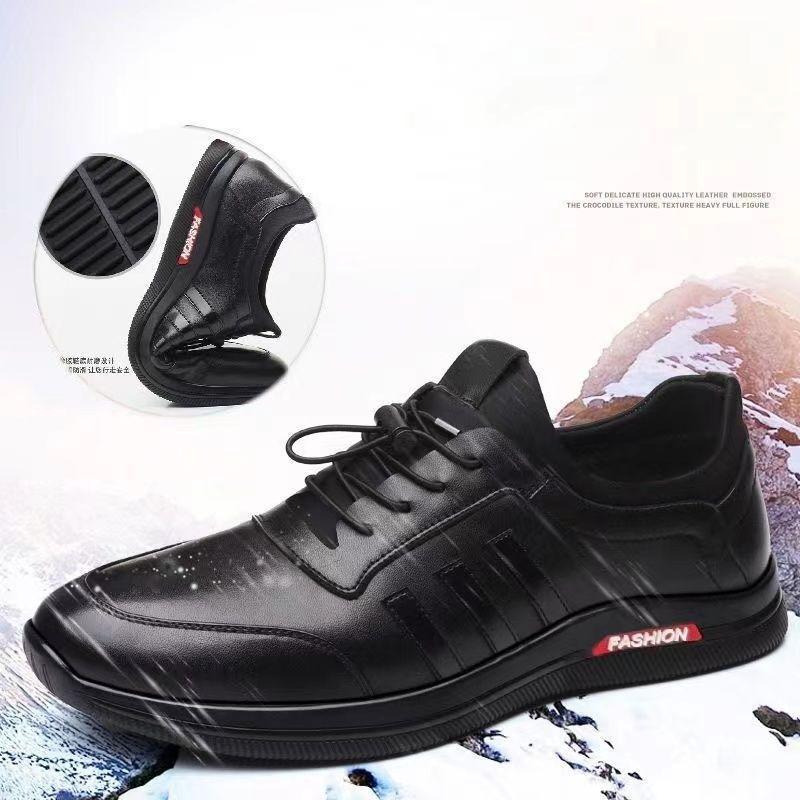 Men's leather shoes men's genuine leather cowhide people casual shoes breathable non-slip shoes