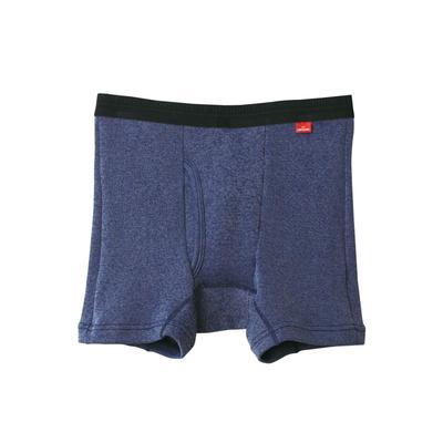 Gunze Hot Magic Super Stretch Boxer Super Front New Size L Briefs, Warm, Opening, MH0780, Men's, Navy/Moc,