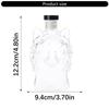 Elegant Wolf Head Liquor Decanter Clear Glassware Wine Bottle Bourbon Dispenser for Home Bar Decorative Accessory