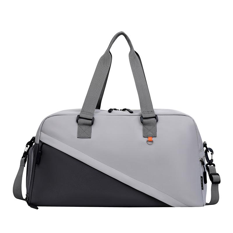 Simple business trip, large capacity, carry-on luggage with shoes compartment, wet and dry separation, sports and fitness bag can be set with tie rod.