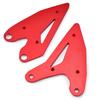 LEDISHUN Foot Peg Heel Plate Guard Protector Foot Pegs For Kawasaki Ninja 400 Z400