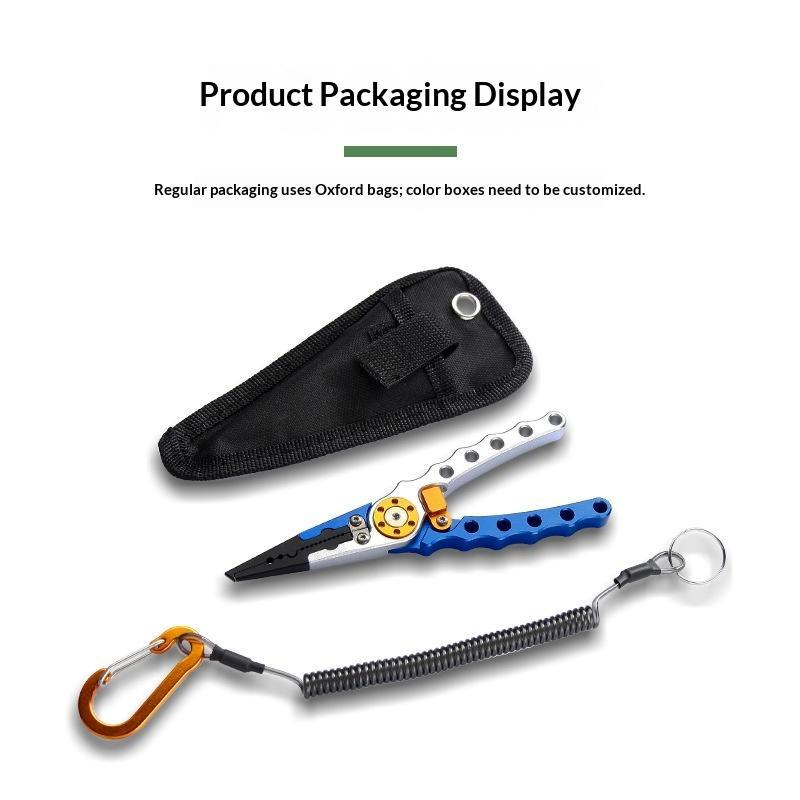 Multifunction Aluminum Alloy Fishing Pliers With Anti Slip Grip And Hook Remover For Freshwater Saltwater Fishing Supplies