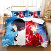 The Dragon and the Freckled Princess Bedding Set Printed Duvet Cover Sheet Pillowcase Bed Soft Quilt Cover Full Queen King Size