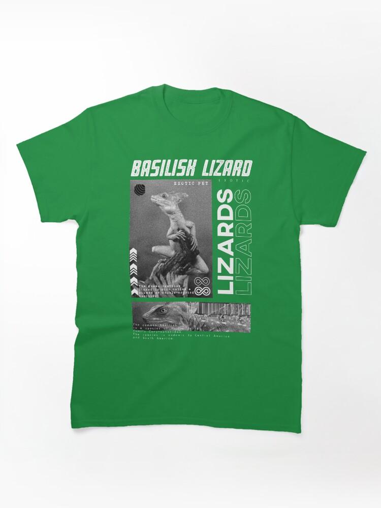Basilisk Green Basilisk Modern Streetwear Reptile Keeper Classic Unisex T-Shirt