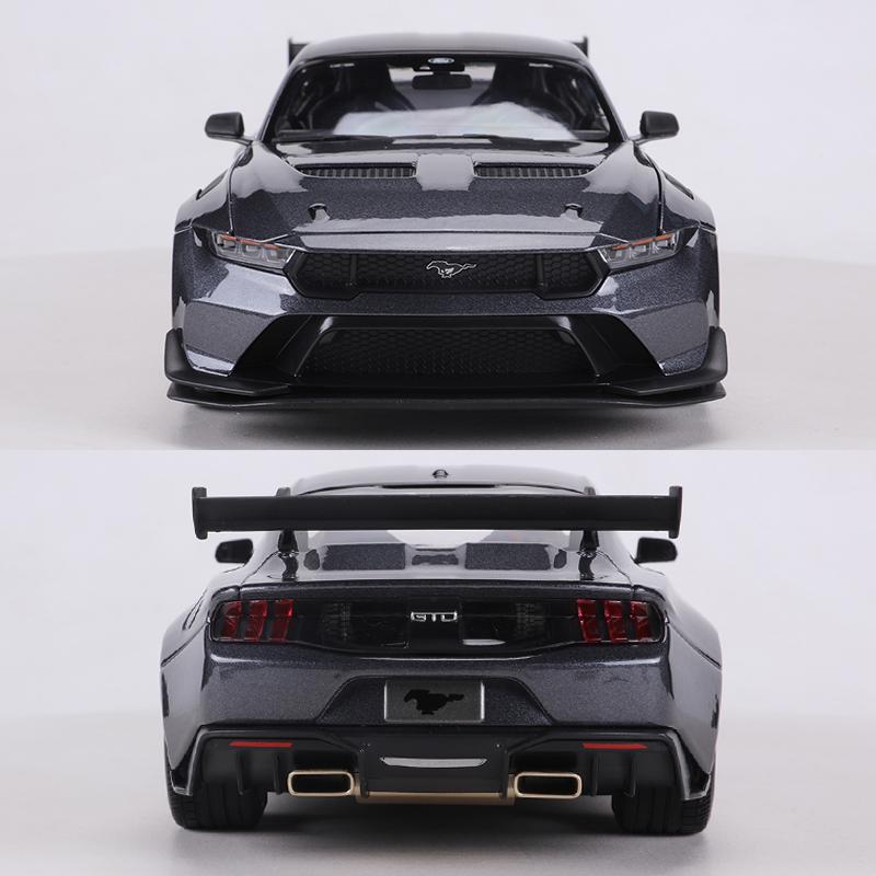 Maisto 1:18 2025 Ford Mustang GTD Gray Alloy Model Car
